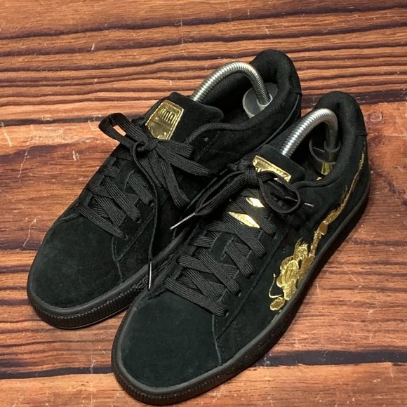 Puma Other - Puma Suede Dragon Black Sneakers